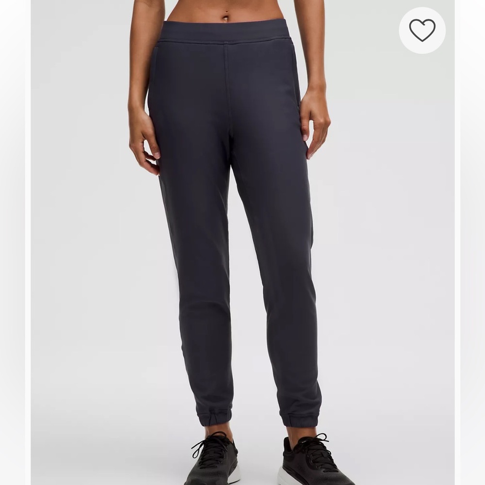 Lululemon Adapted State Fleece Joggers, Black Night, NWOT, Size 2 - Picture 2 of 7